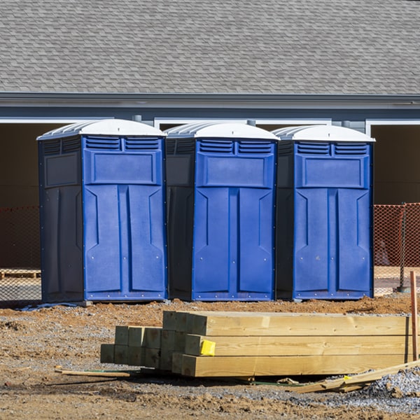 are there any restrictions on where i can place the portable toilets during my rental period in Correll Minnesota